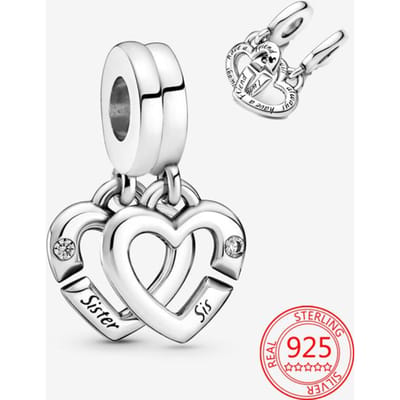 Prachtige 925 Sterling Zilver Charm Fit Mode Armband Splitsbare Yin En Yang Sprankelende Charm Accessoire Diy Vrouw Sieraden Cadeau white