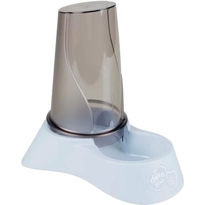 duvoplus voedsel- en waterdispenser Nuvola 2 1500ml-18x26x26cm azzurro