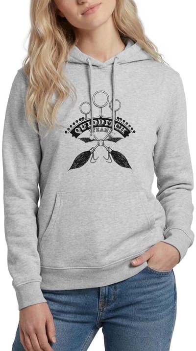 Harry Potter Quidditch Team black Hoodie Dames