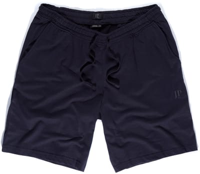 JP 1880 - Heren - Pyjamabroek loungewear shorts elastische band - Donkermarine - Maat 3XL