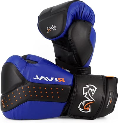 Zakhandschoenen - Bokshandschoenen Bokszaktraining - Intensief Trainen - Intelligent Shock Absorption - Maat M - Zwart Blauw