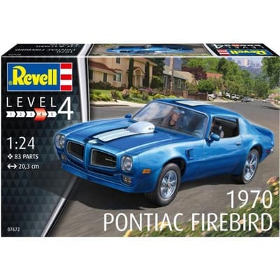 Revell Modelbouwpakket Militaire voertuigen - 07672 1970 Pontiac Firebird Car Plastic - 1:24 - Modelbouw