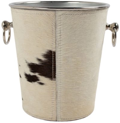 wijnkoeler koe bruin/wit