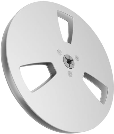 Dailygoods- Tape-spoel 7 inch - Lege Haspel - Aluminium NAB-flens - 3-gats Ontwerp - Vervangend Onderdeel - Laag Geluidsniveau - Bandspoel