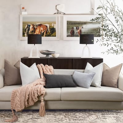 Sofa Kussenhoezen Set van 2 Chenille Sofa Kussens met Elegant Design, Zacht en Luxe Decoratief Kussen voor Sofa, Bed en Woondecoratie