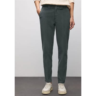 Zachte fluwelen chino