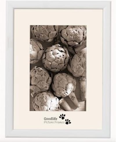 Fotolijst Merano 30x40 Wit - Normaal glas - 12 mm breed profiel - Goodlife Picture Frames