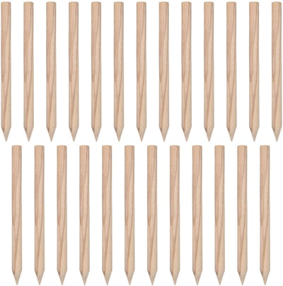 Kotarbau Serie - Beukenhouten Stokken - 40 CM - Ondersteuning voor Planten - Set van 25