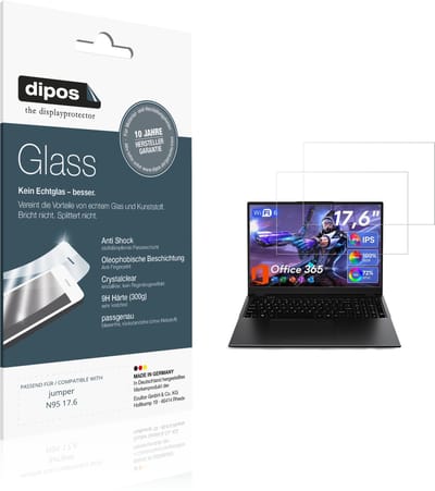 dipos – 2x Pantserfolie geschikt voor jumper N95 17.6 | 9H Screenprotector