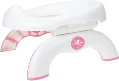 Reis Potje - Opvouwbaar Toilet - Oefenen Zindelijkheid - Compact Ontwerp - 27 x 25 x 13.5 cm - Roze