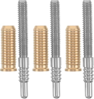 Biljartkeu Koppelstukken - Verbindingsschroeven Keu - Stabiele Verbinding - Duurzaam Metaal - 3 Stuks - Multi