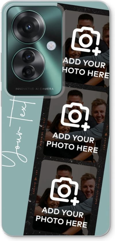 Gepersonaliseerd - Case Company® - Hoesje geschikt voor Oppo Reno 11 F hoesje - Filmrol N°1 - Soft Cover Telefoonhoesje - Bescherming aan alle Kanten en Schermrand