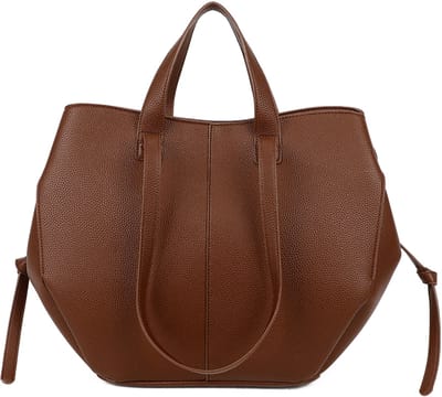 Gallantry® Dames Handtas – Shopper Tas – Schoudertas Dames – Werk Tas met Rits – Ruime Dames Tas - Bruin