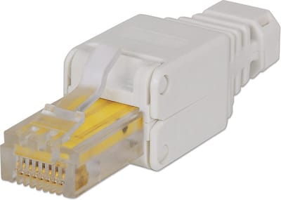 Intellinet Intellinet gereedschapsloze RJ45-stekker modulaire RJ45-stekker geen krimpgereedschap nodig 790482 Kleurcode