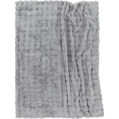 Zachte deken Arnia grijs  200x240 cm
