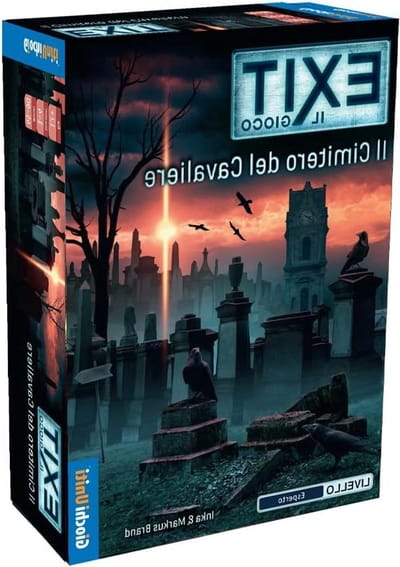Giochi Uniti - Exit Il Cimitero del cavaliere, Escape Room, 1-4 players, 12+ years, Italian edition, GU697