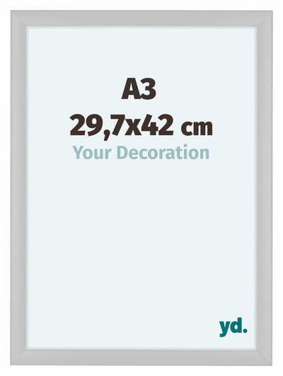 Your Decoration - Fotolijst A3 29,7x42 cm - MDF - Wit Hoogglans - Como