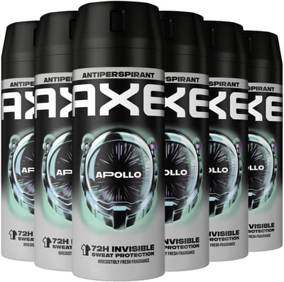AXE - Anti-transpirant Spray - Apollo - 6 x 150 ml - Voordeelverpakking