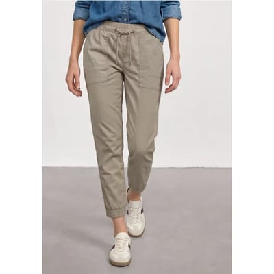 Slim Leg broek in papertouch kwaliteit
