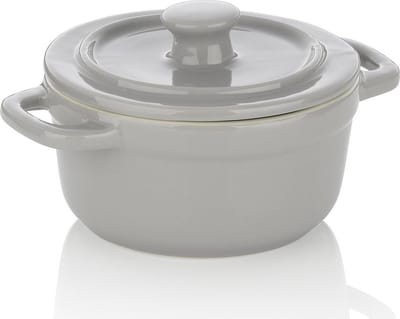 Oven Braadpan, Ø 14 cm, Keramiek, Grijs - Kela | Malin