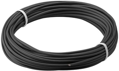 10m zwart 1x 0,14mm geisoleerd koperdraad voor hobby toepassingen - 10 meter