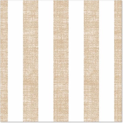 50 Servetten ROYAL Collection 1/4 vouw 40 cm x 40 cm zand Lines