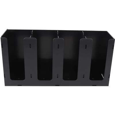 Distributeur de gobelets en papier Acrylique Rangement pour gobelets à café Organisateur Support pour Cuisine Salle de pause Café 4 Compartiments Facile