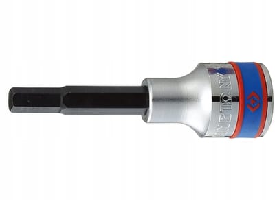 King Tony 1/2" inbusdop 5 doppen 80 mm chroom-vanadiumstaal