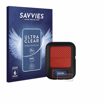 Savvies - Screenprotector voor Garmin inReach Messenger Plus - Folie Beschermfolie transparant 6 Stuks