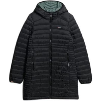 Superdry - Gewatteerd Fuji Lite Wave jack met capuchon - Dames - Gewatteerde jassen