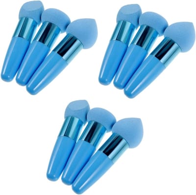 9 Stuks Schoonheidspen Soepel Make-up Sponsje Draagbare Blender Make-upsponzen Om Te Blenden Make-up Accessoires Make-up Cosmetische Accessoires Reizen Emulsie Cosmetica Gezicht