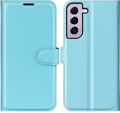 Coverup Hoesje - Geschikt voor Samsung Galaxy S23 Hoesje - Coverup Book Case - Lichtblauw