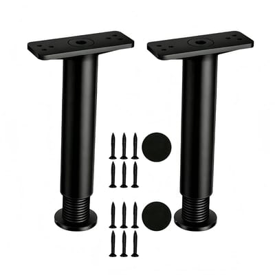 1 paar steunpoten voor een verstelbaar bedframe, verstelbare meubelpoten, stabilisatoren, steun 22-42 cm