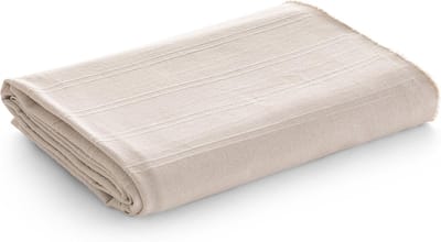 Multifunctionele Sprei 180 x 140 cm - Beige Decoratieve Deken voor Bank, Bed en Fauteuil
