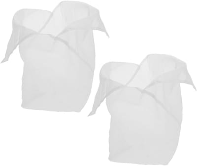 Set van 2 Herbruikbare Stoominserts van Katoen, Ideaal voor Rijst en Sushi, 15 cm x 18 cm, Antiaanbaklaag voor Gezond Koken Thuis