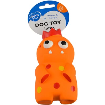 Duvoplus - Speelgoed Voor Dieren - Hond - Latex Monsters 9,5x13x7cm Gemengde Kleuren - 1st