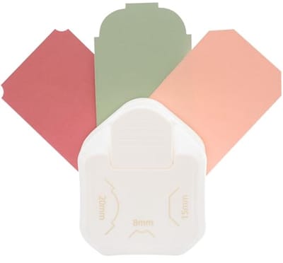 3-in-1 Hoekpons voor Papier – Hoeksnijder voor Uitnodigingen, Kaarten en Scrapbooking