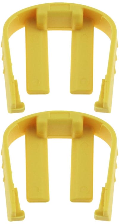 Dailygoody - Hogedrukreiniger Snelkoppeling - C-clips Vervanging - Geel - Quick Connect Snap Ring - Compatibel met Karcher K2 K3 K4 K5 K6 K7 - 2 stuks