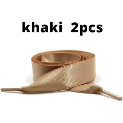 160Cm Zijden Lint Veters 2cm Breed Platte Schoenveters Hoge Kwaliteit Zachte Veters Board Mode Schoenen Sneakers Sportschoenen 160cm brown