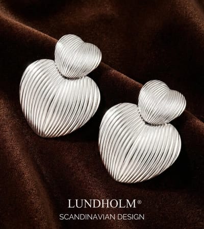 Lundholm Oorbellen Dames Zilverkleurig jewellery – Premium Stainless Steel – My Grote Statement Hoops (6 x 3.5 cm) Oorstekers Groot Feest – Elegant, Modern & Luxe – Geschenkverpakking