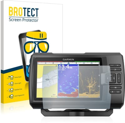 Screenprotector voor Garmin Striker Plus 9sv Beschermglas transparant