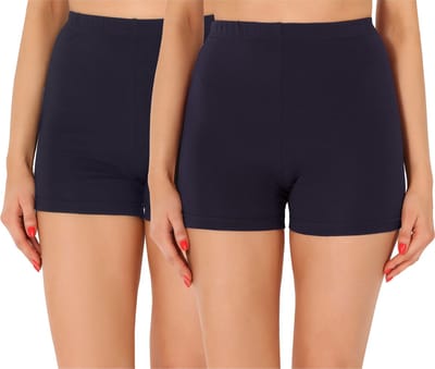 Merry Style Dames Leggings 2Pack - Sport - Vrijetijdsbroek - Kort - Katoen - Sporbroek - Yogabroek – Zwart/zwart (2pak) – XS - MS-MS10-358-LE-2P