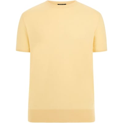 GUESS Marciano By  Cn Ss Silk Cotton Sw Ceramic Beige Taglia: S | Maglioni a maglia Outlet | Uomo | Marrone