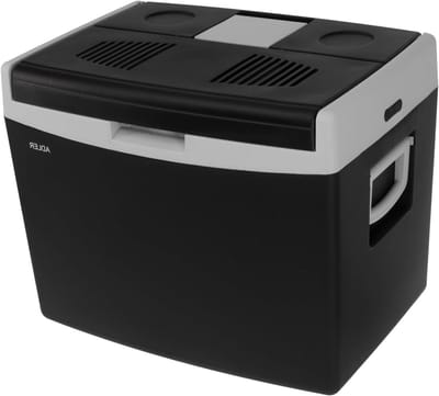 Draagbare Koelbox - Verwarmingsbox - Dranken Koel Houden - Dubbele Stroomvoorziening - 40 Liter - Zwart