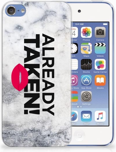 TPU Hoesje voor Apple iPod Touch 5 | 6 Siliconen hoesje met naam Already Taken White