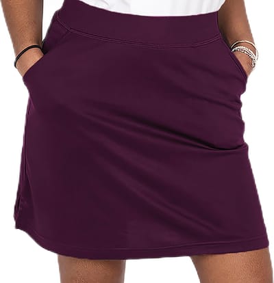 Func Factory dames Rokje Jill aubergine met binnenbroekje maat S