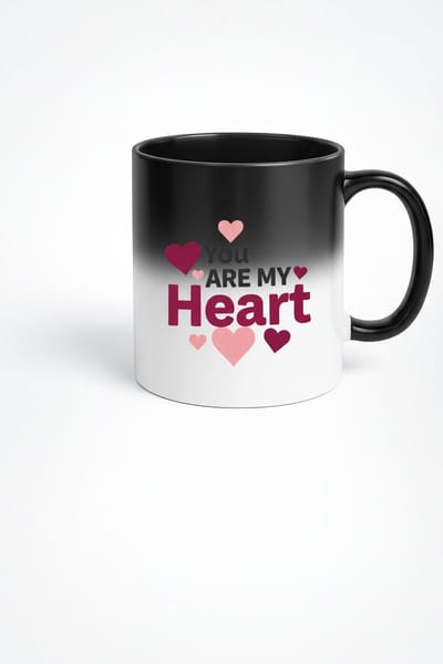 Magische Mok "You Are My Heart" - Thermo Gevoelige Liefdesmok