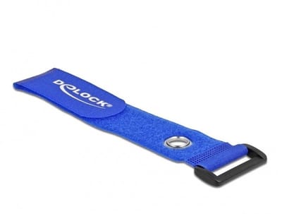 Haak en lus kabelbind met lus en bevestiging Eyelet L 280 x W 38 mm blauwe 3 stuks