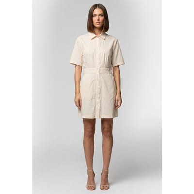 Karl Lagerfeld Safari Dress Off White Taglia: 40 | Abiti in T-Shirt Outlet | Donna | Bianco