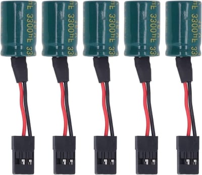 5 Stuks Voltage Protector voor RC Drones - Bescherming tegen Spanningspieken en Overbelasting voor UAV's en Ontvangers